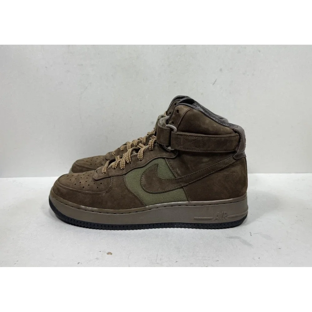 Nike Air Force Hi Bobbito Beef n Broccoli Olive Brown 318431-321 Men's 10 RARE
